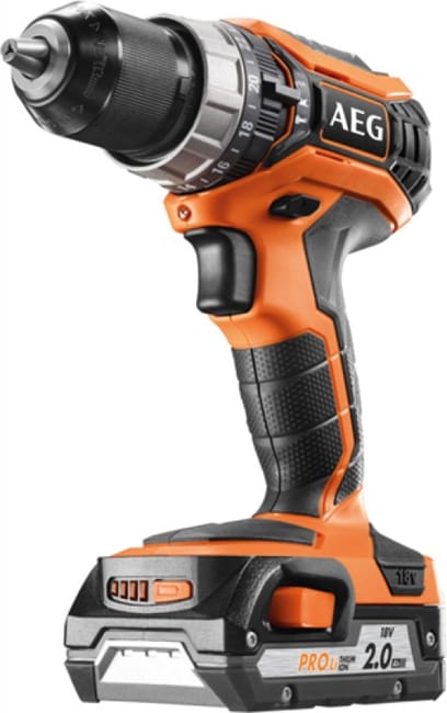 Trapano avvitatore a percussione a batteria 18V 2Ah AEG BSB 18C2LI-202C - immagine 3